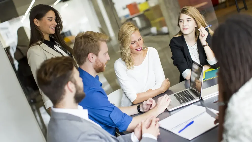Business team meeting
